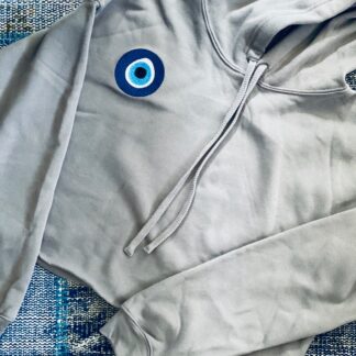 an A.D.O Original: Evil Eye Hoodie, Slightly Cropped