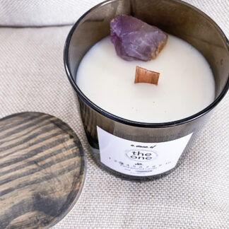 No. 3: The Queen Neroli Grand Raw Amethyst Special Edition Hand Poured Candle + Coconut Wax
