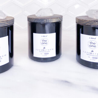 No. 5: The Ancient Talisman Grand Raw Quartz Special Edition Hand Poured Candle + Coconut Wax