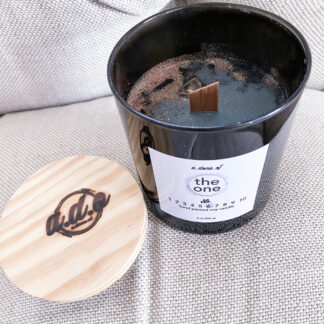 No. 6: The Santal Raw Quartz Shimmer Edition Hand Poured Candle + Soy Wax